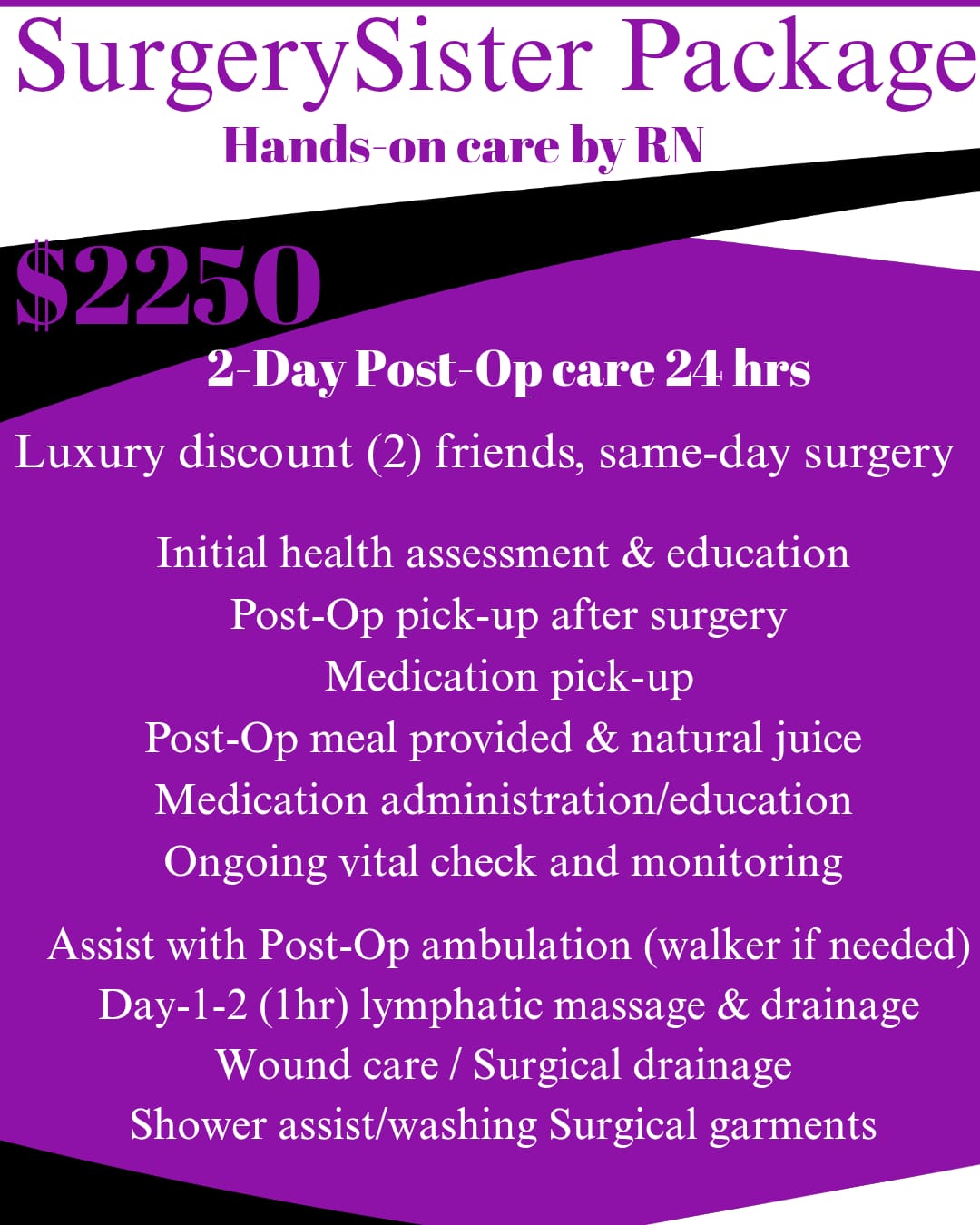 Surgery Sister Package